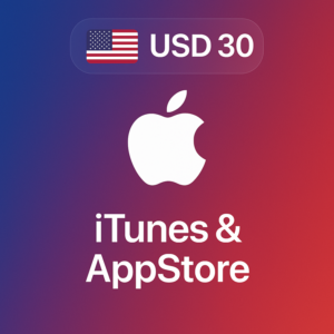 🍎 Подарочная карта Apple iTunes (USA) 30$