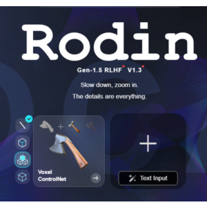 Rodin AI / Hyper3D Подписка Creator на 7 дней