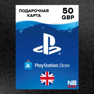 Пополнение PlayStation Network 50 GBP (Фунты) (UK)