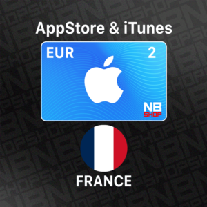 Карта Apple iTunes 2€ EUR (France) Франция