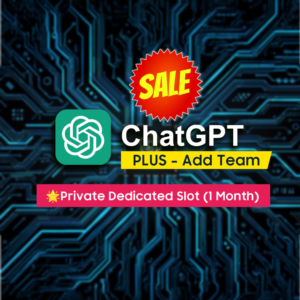 🌟 ChatGPT Team Plus — выделенный частный слот (1 месяц