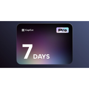 CapCut Pro (iOS, Android, ПК) 7-дневная учетная запись
