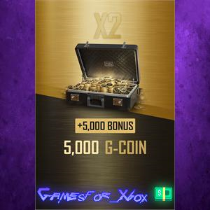 ☀️2025 Double G-Coin III 5,000 + 5,000 Bonus XBOX DLC