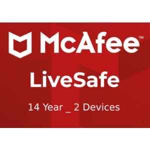 McAfee LiveSafe – 14 Years – 1 Device – GLOBAL