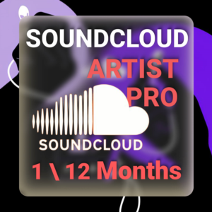 SoundCloud Artist Pro (ваш профиль)  1 \ 12 месяцев