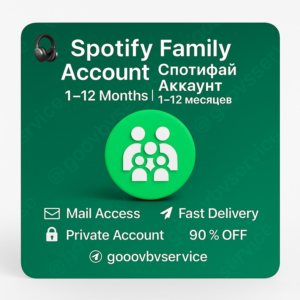 Spotify Premium Family | Аккаунт | 1–3 месяцев
