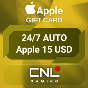 24/7 АВТО | Apple 15 долларов США (подарочная карта)