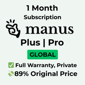 Manus AI | Basic | Plus | Pro Подписка на 1 месяц