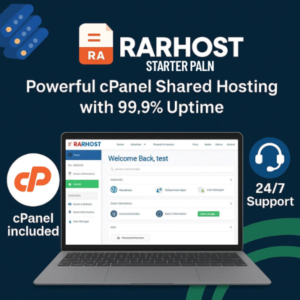 RARHost Starter - пожизненный хостинг на cPanel 10GB NV