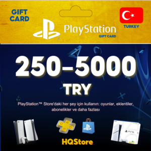 💥 Playstation Network PSN 250-5000 TRY (Türkiye) 0%