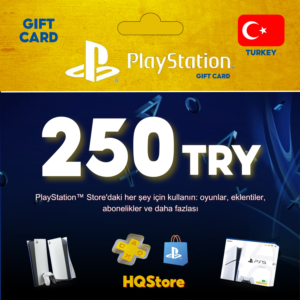 💥 Playstation Network PSN 250 TRY (Türkiye) HEDİY