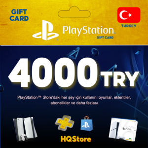 💥 Playstation Network PSN 4000 TRY (Türkiye)
