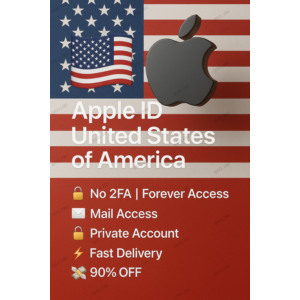 🇺🇸🔐 Apple ID США | Нет 2FA | Активен и готов 🚀