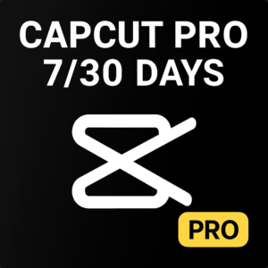 Частный аккаунт Capcut Pro на 7/30 дней