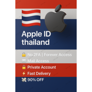 Apple ID Таиланд 🇹🇭 – Без 2FA | Мгновенный доступ 🔐