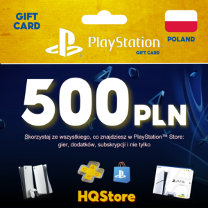 🔰Karta PlayStation Network - PSN 500 PLN (PL) Polska