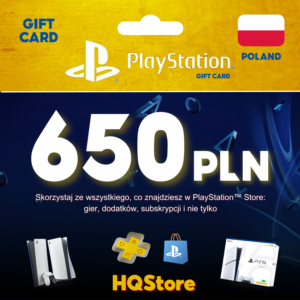 🔰Karta PlayStation Network - PSN 650 PLN (PL) Polska
