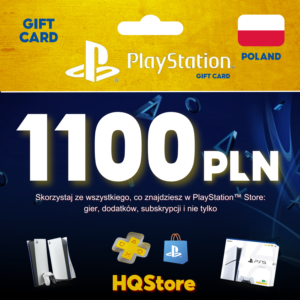 🔰Karta PlayStation Network - PSN 1100 PLN (PL) Polska