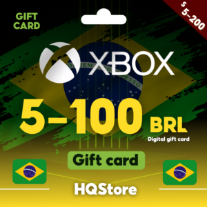 🎉 Подарочная карта Xbox Live 5 10 20 40 50 100 200 BRL