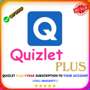 Подписка Quizlet Plus на 1 год для ВАШЕЙ УЧЕТНОЙ ЗАПИСИ