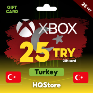 🎮Подарочная карта Xbox Live на 25 TRY (ТУРЦИЯ)