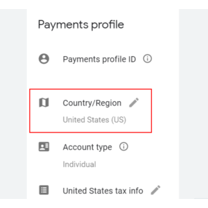 Изменения региона в Google Play Store