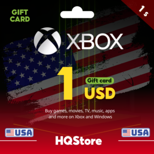 🎮 Подарочная карта Xbox Live (США) — 1 доллар США