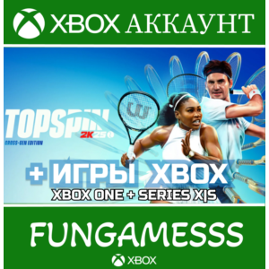 TopSpin 2K25 + ИГРЫ❤️‍🔥XBOX АККАУНТ