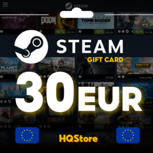 ⭐Подарочная карта STEAM 30 EUR ЕС АВТО ЛУЧШАЯ КОМИССИЯ