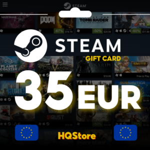 ⭐Подарочная карта STEAM 35 EUR ЕС АВТО ЛУЧШАЯ КОМИССИЯ