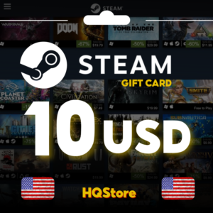 ⭐ Подарочная карта STEAM 10 USD США АВТО ЛУЧШАЯ ЦЕНА