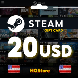 ⭐ Подарочная карта STEAM 20 USD США АВТО ЛУЧШАЯ ЦЕНА