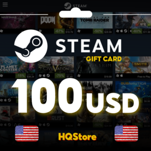 ⭐ Подарочная карта STEAM 100 USD США АВТО ЛУЧШАЯ ЦЕНА