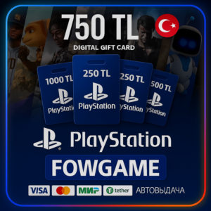 💳✅ 750 TRY КАРТА ПОПОЛНЕНИЯ 🔵TRY PSN ТУРЦИЯ
