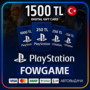 💳✅ 1500 TRY КАРТА ПОПОЛНЕНИЯ 🔵TRY PSN ТУРЦИЯ