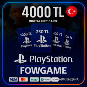 💳✅ 4000 TRY КАРТА ПОПОЛНЕНИЯ 🔵TRY PSN ТУРЦИЯ