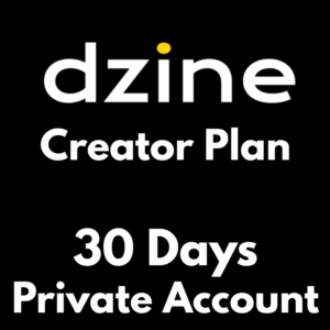 Dzine.ai Creator Plan 30-дневный личный аккаунт