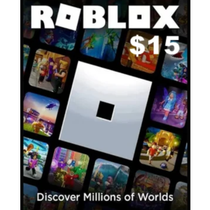 24/7 АВТО | Подарочная карта Roblox на 15 USD Глобальн