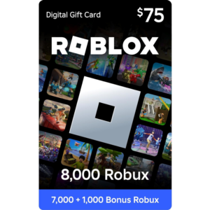 24/7 АВТО | Подарочная карта Roblox на 75 USD Глобальн