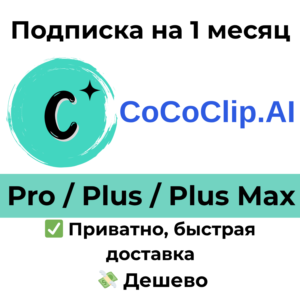 CoCoClip AI | Pro/Plus/Plus Max на 1 месяц