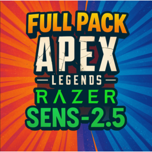 Full Pack Razer Apex Legends Sens - 2.5  NEW
