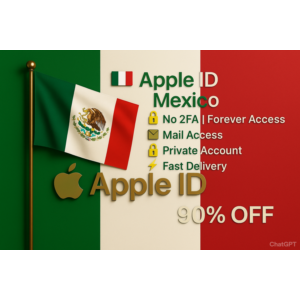 🔐 Apple ID Мексика 🇲🇽 | Без 2FA | Полный доступ 🚀