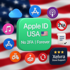 🇺🇸 Apple ID США без 2FA полный доступ мгновенно 🚀