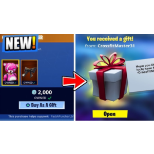 Fortnite Подарок (скины/эмоции/наборы/и т.д.)ПК/XBOX/PS