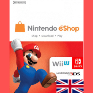 NINTENDO UK 25 GBP КАРТА ПОПОЛНЕНИЯ ВЕЛИКОБРИТАНИЯ
