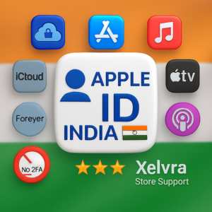 🇮🇳 Apple ID Индия без 2FA полный доступ мгновенно 🚀