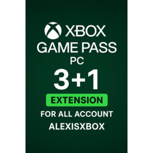 XBOX GAME PASS PC 3+1 Месяц ЛЮБОЙ АККАУНТ ПРОДЛЕНИE