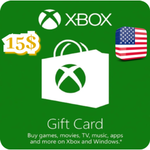 КАРТА ПОПОЛНЕНИЯ БАЛАНСА XBOX 15 USD США