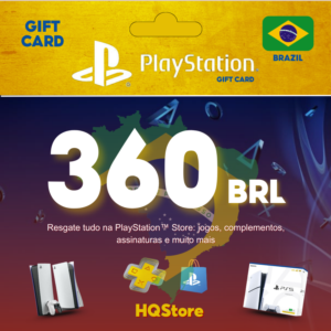 Подарочнаякарта PlayStation Network PSN 360 BRL БРАЗИЛИ