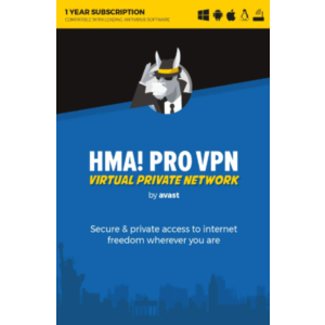 HMA! Pro VPN на 5 устройств, 1 год — для нескольких уст